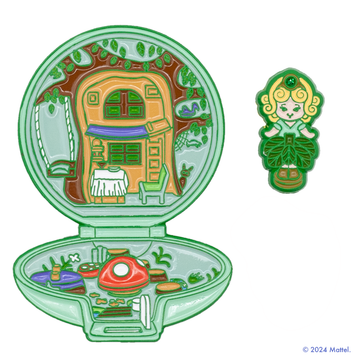 PREORDER Polly Pocket™  Woodland Realm Pin with Magnetic Fairy Polly