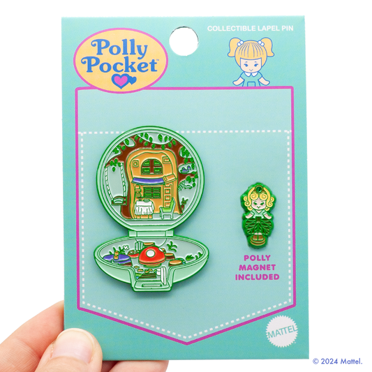 PREORDER Polly Pocket™  Woodland Realm Pin with Magnetic Fairy Polly