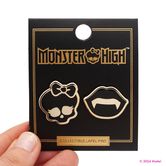 Monster High™ Skullette and Fangs Pin Set