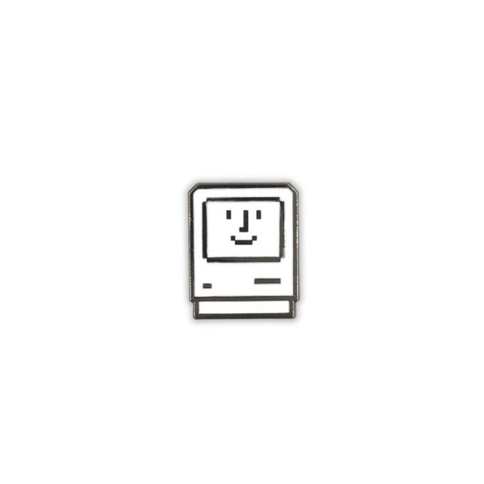 Personal computer icon with a smiling face inside.
