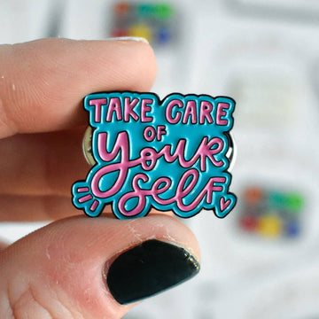 Kyn You Believe It - Take Care of Yourself Enamel Lapel Pin | 1-in