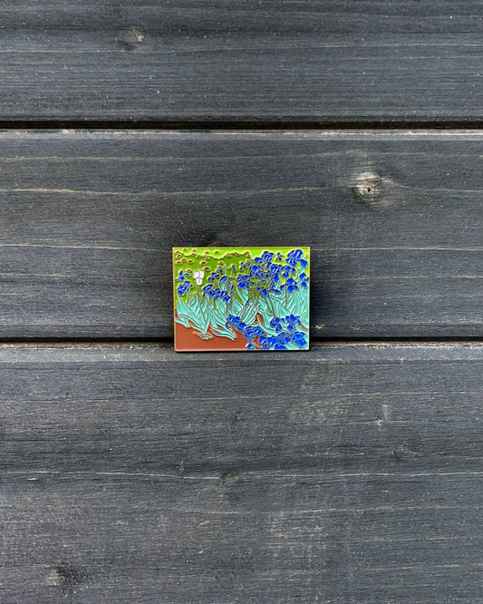 Pin Museum - Irises • Enamel Pin