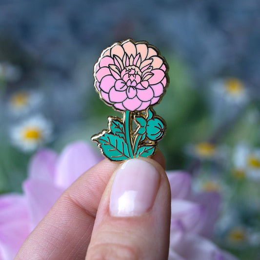 Botanical Bright - Dahlia Enamel Pin