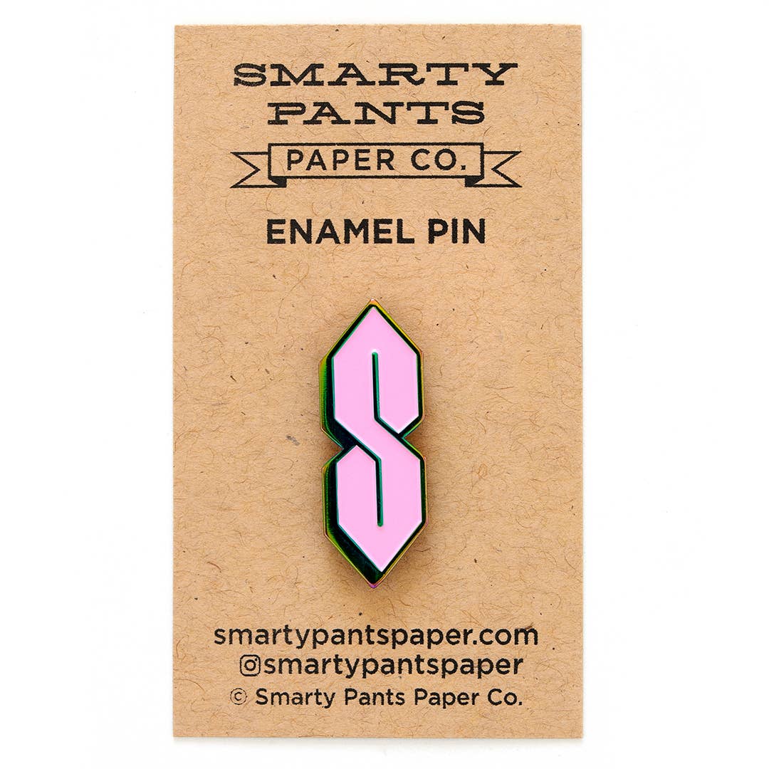 Smarty Pants Paper - Cool S Enamel Pin