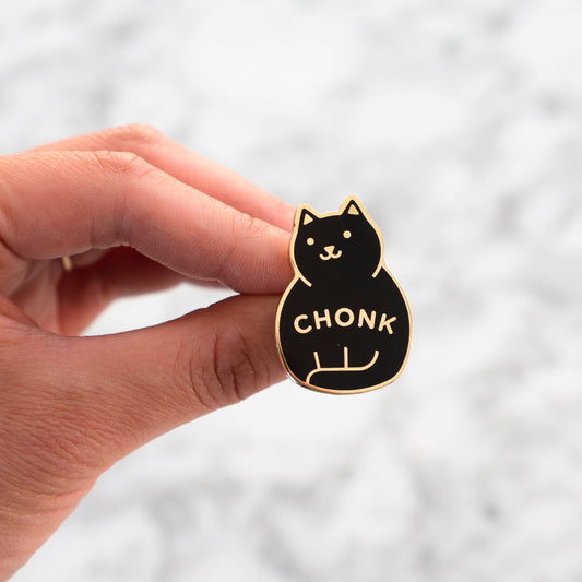 Everyday Olive - Chonk Pin: Black / Gold