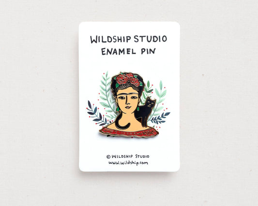Wildship Studio - Frida Kahlo Enamel Pin