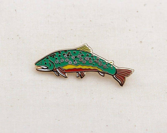 Wildship Studio - Brook Trout Enamel Pin