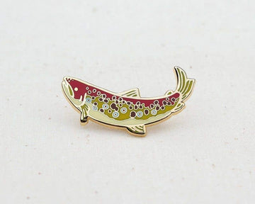 Wildship Studio - Brown Trout Enamel Pin