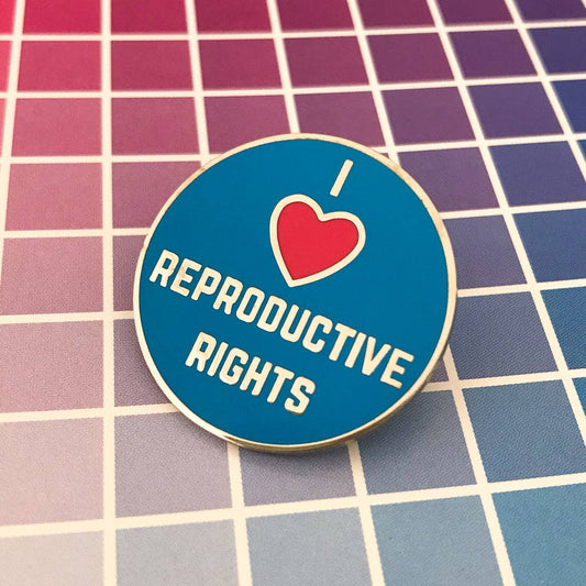 Hand Over Your Fairy Cakes - I Love Reproductive Rights - Enamel Pin