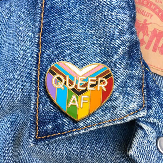 THE FOUND - Queer AF Pin