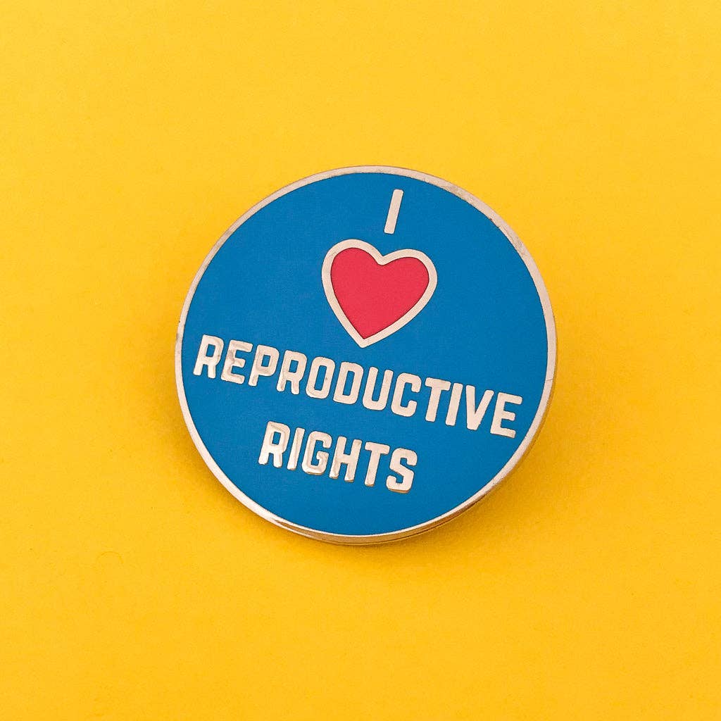 Hand Over Your Fairy Cakes - I Love Reproductive Rights - Enamel Pin
