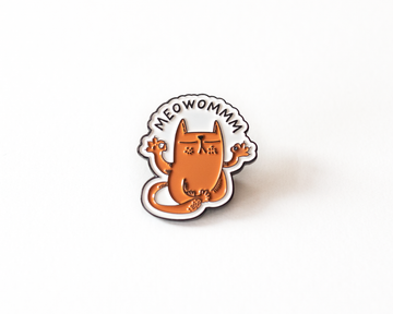 RippleSplash Studio - Cute Orange Cat Enamel Pin