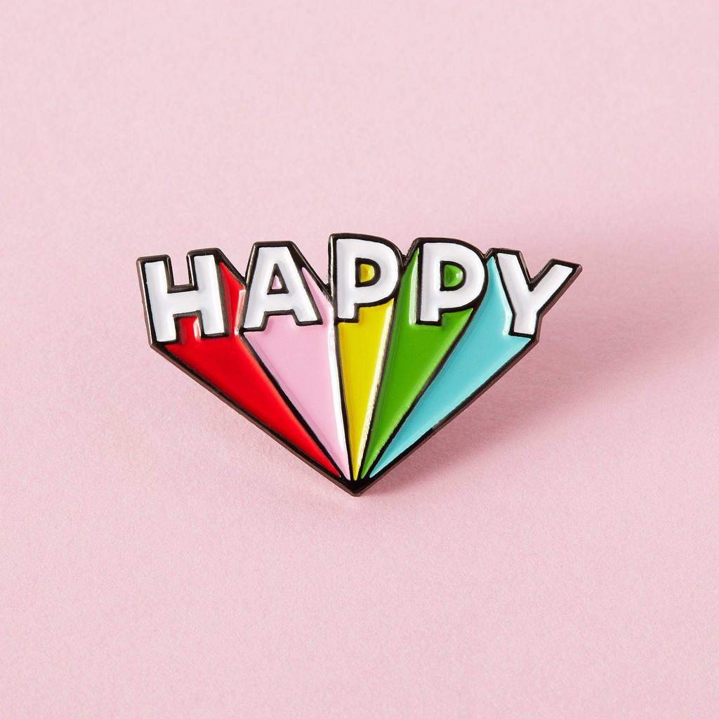 Punky Pins - Happy Soft Enamel Pin