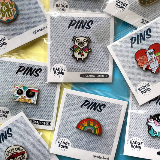 Badge Bomb - Portland Pennant Enamel Pin