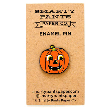 Smarty Pants Paper - Pumpkin Enamel Pin