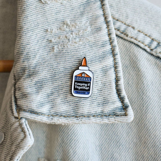 Kyn You Believe It - Barely Keeping It Together Enamel Pin