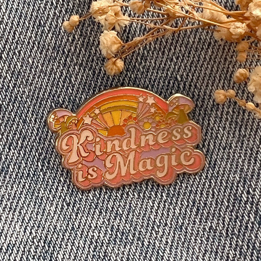 Kindness is Magic - Kindness is Magic Rainbow Enamel Pin