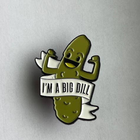 Deli Fresh Threads - Big Dill Enamel Pin