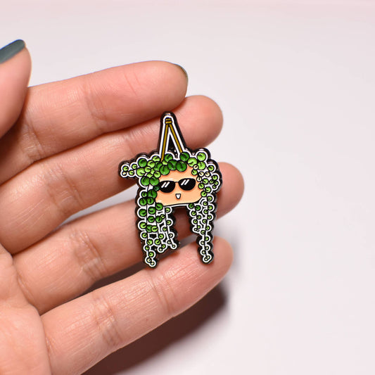 Home by Faith - String of Pearls Enamel Pin