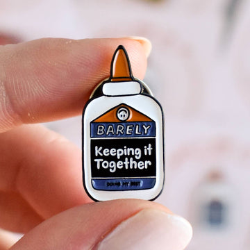 Kyn You Believe It - Barely Keeping It Together Enamel Pin