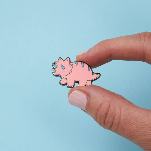 Punky Pins - Triceratops Enamel Pin