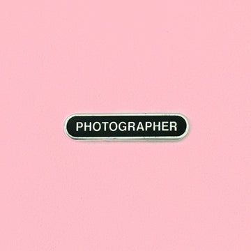 Unexpected Flair - Photographer Enamel Pin