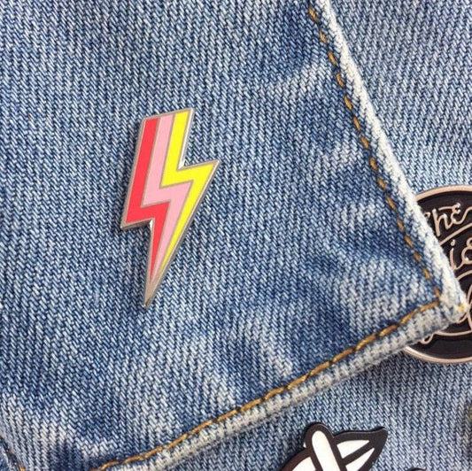 Unexpected Flair - Lightning Bolt Enamel Pin