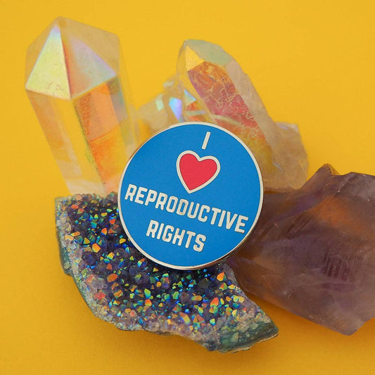 Hand Over Your Fairy Cakes - I Love Reproductive Rights - Enamel Pin