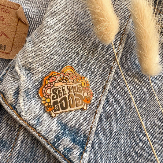 Kindness is Magic - See the Good Enamel Pin