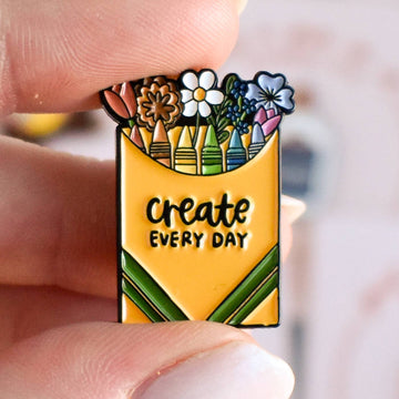 Kyn You Believe It - Create Every Day Enamel Lapel Pin | 1-in