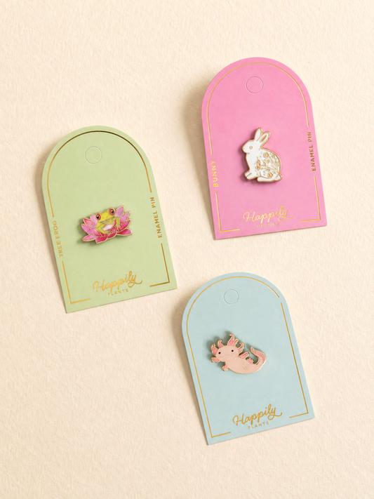 Happily Plants - Tree Frog & Lily Pin