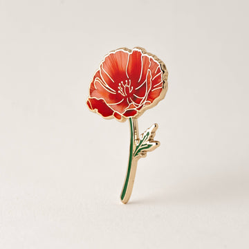 Happily Plants - California Red Poppy Pin