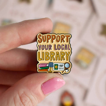 Kyn You Believe It - Support Your Local Library Enamel Lapel Pin | 1-in