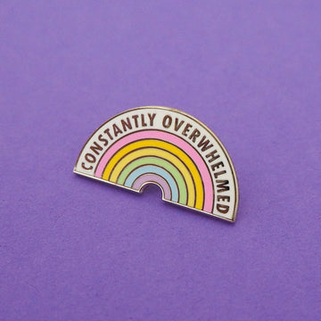 Hand Over Your Fairy Cakes - Constantly Overwhelmed Enamel Pin