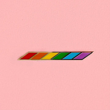 Unexpected Flair - Pride Bar Enamel Pin