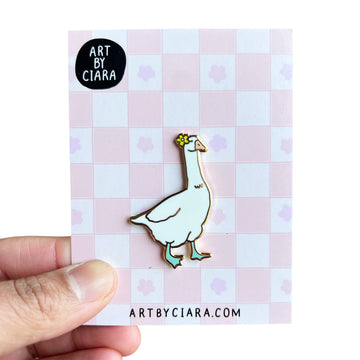 Art by Ciara - Silly Goose Enamel Pin