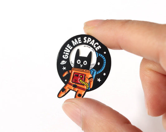 RippleSplash Studio - Give Me Space Cat Enamel Pin