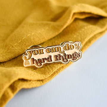 Kyn You Believe It - Do Hard Things Pin