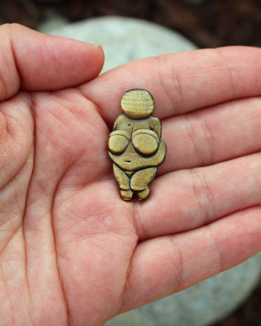 Pin Museum - Venus of Willendorf Enamel  Pin