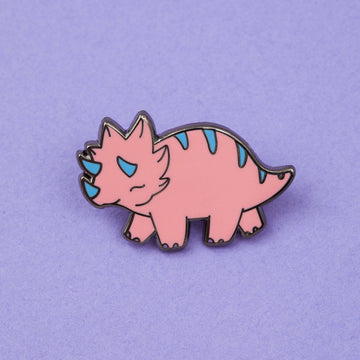 Punky Pins - Triceratops Enamel Pin