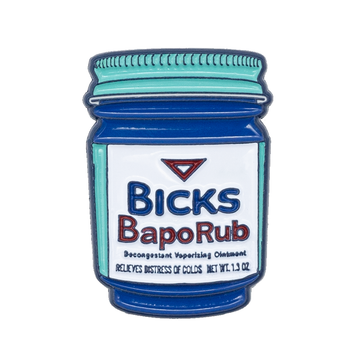 Bicks BapoRub Enamel Pin