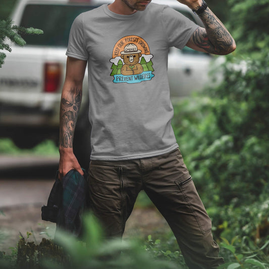 Smokey Bear “Keep Our Forests Growing” Short-sleeve unisex t-shirt