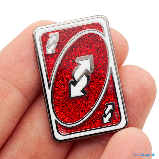 Uno Reverse Card Enamel Pin