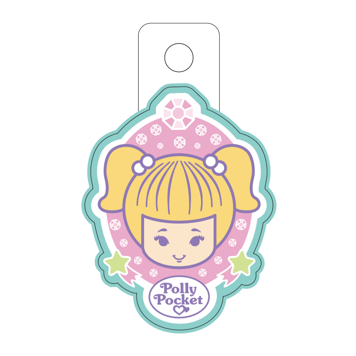 Polly Pocket Diamonds Vinyl Sticker