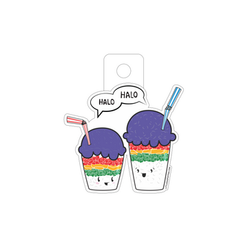 Halo Halo Vinyl Sticker