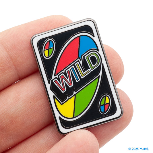 Uno Wild Card Enamel Pin