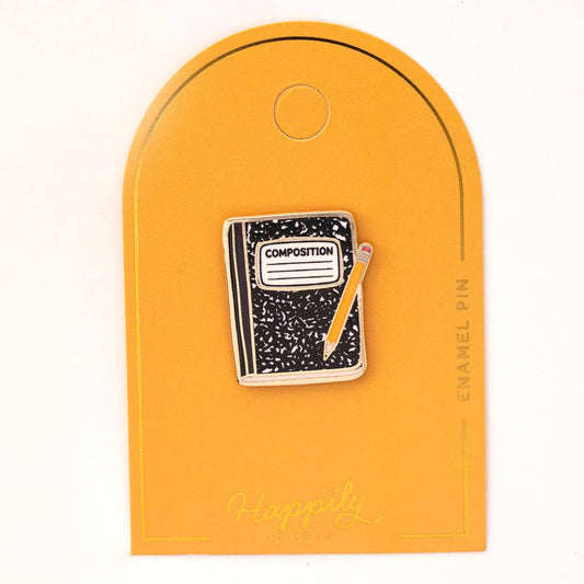 Happily Plants - Composition Notebook Pin