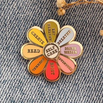 Kindness is Magic - Self Care Spinner Enamel Pin