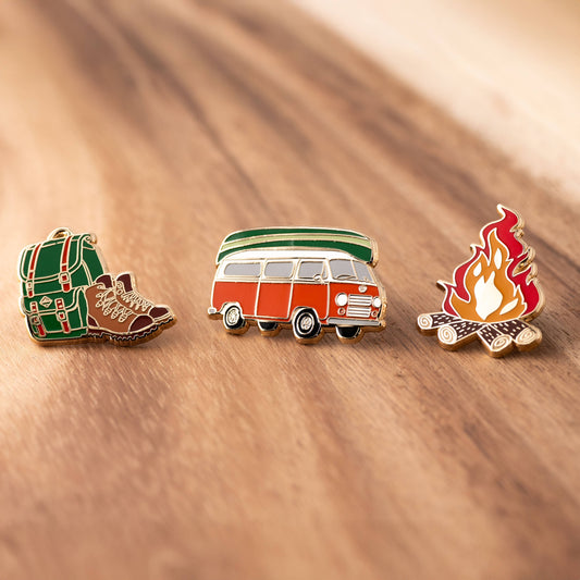 Happily Plants - Outdoor Camp Pin Set