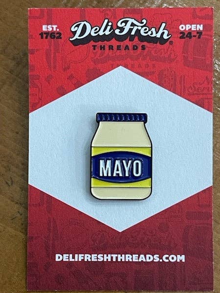 Deli Fresh Threads - Mayo Enamel Pin